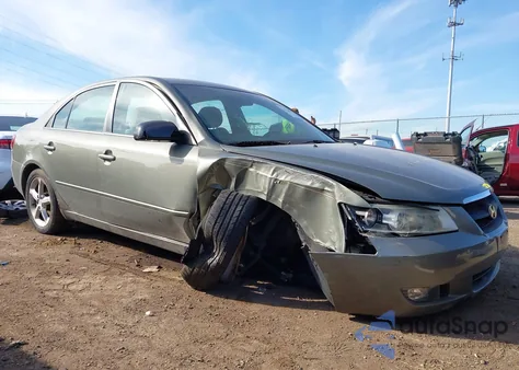 2007 Hyundai Sonata Limited/Se V6 z USA, uszkodzony, nr VIN 5NPEU46F87H208041